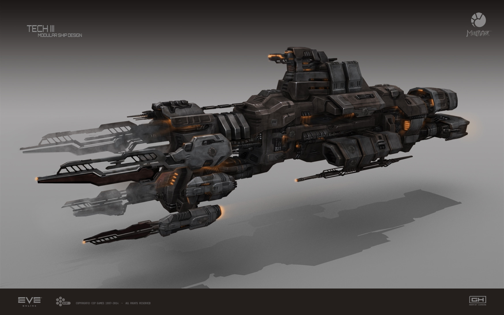 georg hilmarsson, eve online, commentary, concept art, highres ...