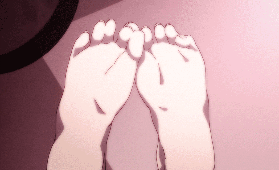 Feet gif hentai Footjob Hentai