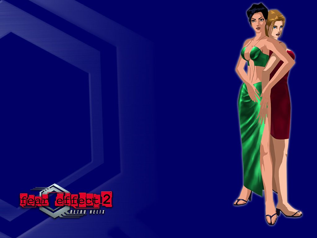 Hana Tsu Vachel Rain Qin Fear Effect Official Art Blonde Hair Blue Eyes Dress Green Dress 2026