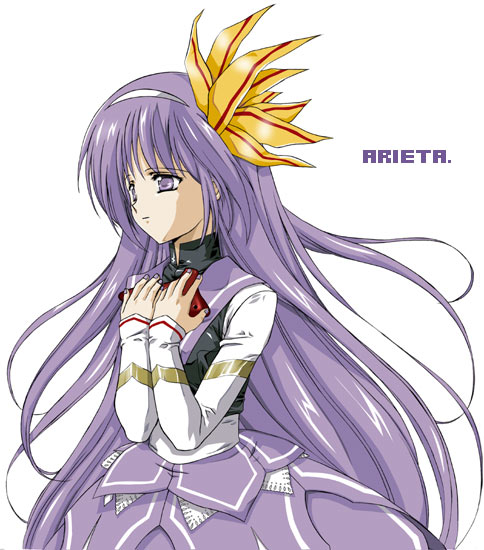 arieta_lyuis growlanser growlanser_ii mi_mori_nana_tsutomu purple_eyes purple_hair solo tagme