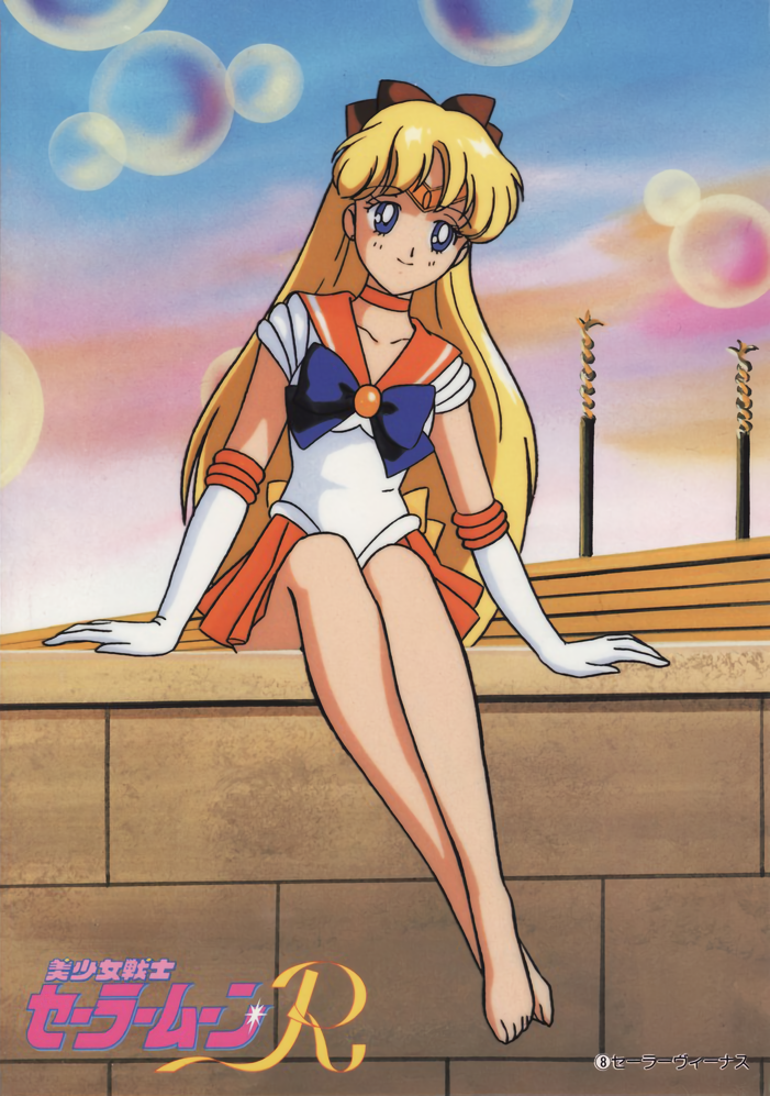Aino Minako Sailor Venus Bishoujo Senshi Sailor Moon Orange Neckwear 1girl Bare Legs 