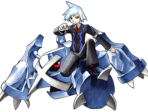 00s creatures_(company) game_freak gen_3_pokemon lowres metagross nintendo official_art pokemon pokemon_(creature) pokemon_adventures pokemon_rse steven_stone transparent_background yamamoto_satoshi