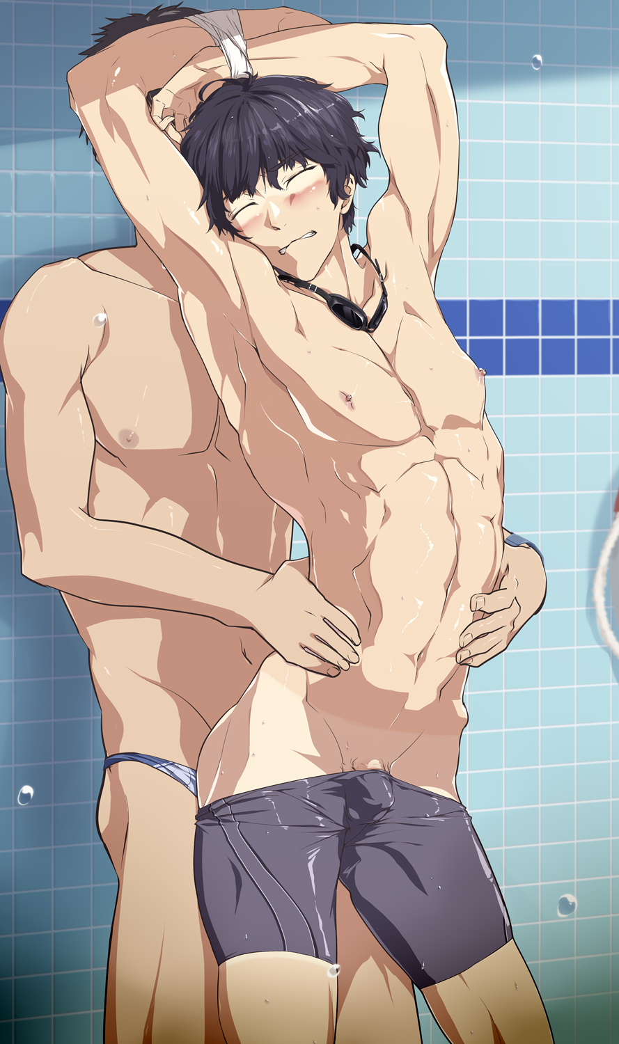 anime sex in shower