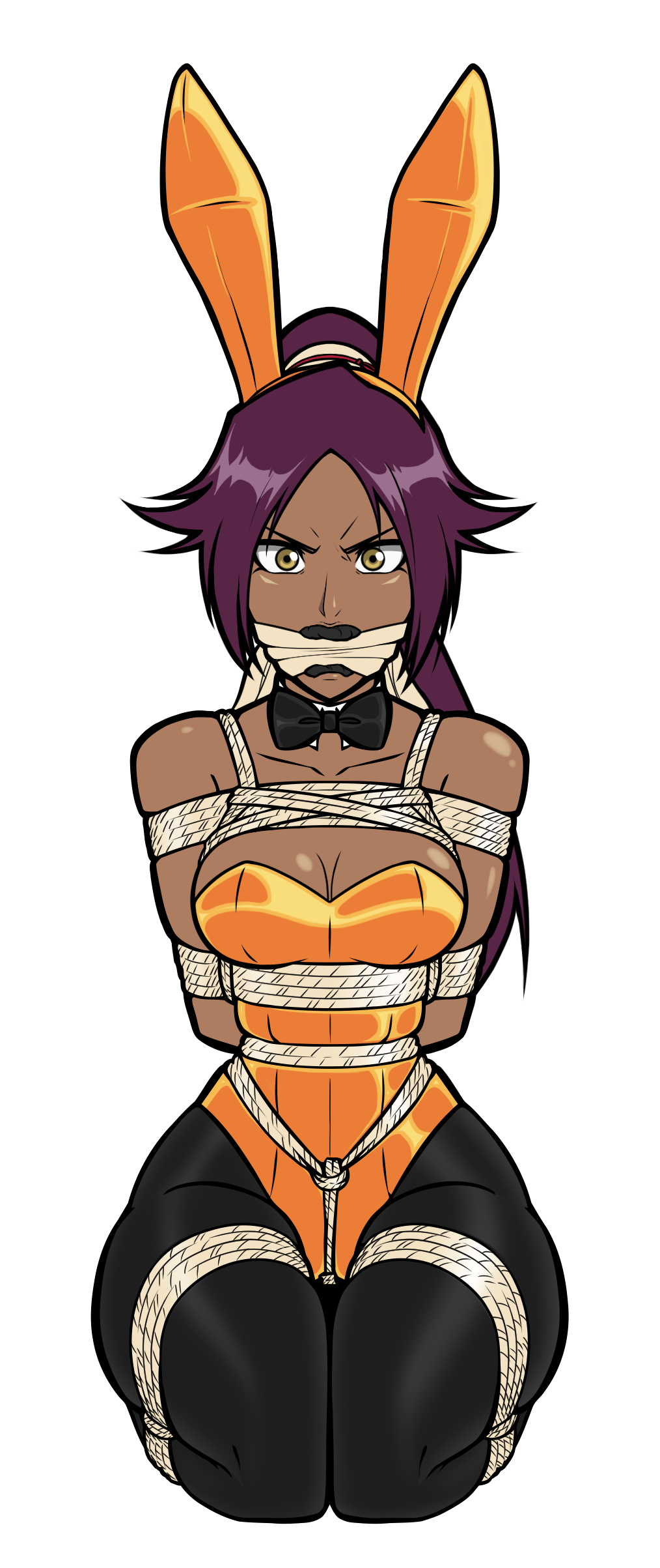 Wossarem Shihouin Yoruichi Bleach Absurdres Highres 1girl Angry 