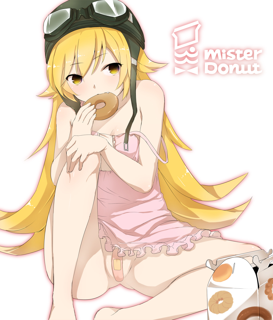 Minatsuki Randoseru Oshino Shinobu Bakemonogatari Mister Donut Monogatari Series Bad Id