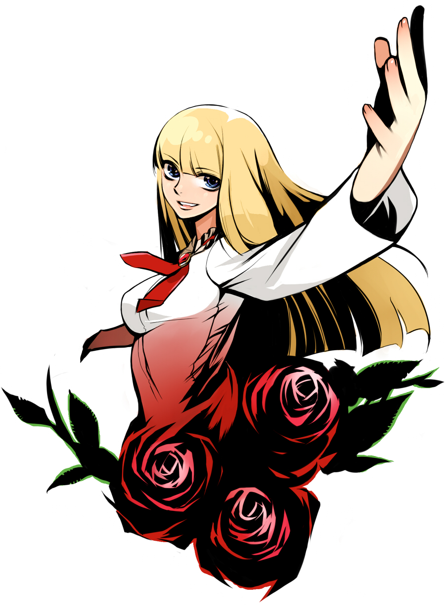 bad_id bad_pixiv_id emilie_de_rochefort flower heisa highres rose solo tagme tekken