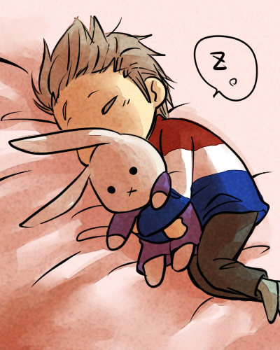 1boy axis_powers_hetalia child doll lowres male_focus netherlands_(hetalia) sleeping solo tagme