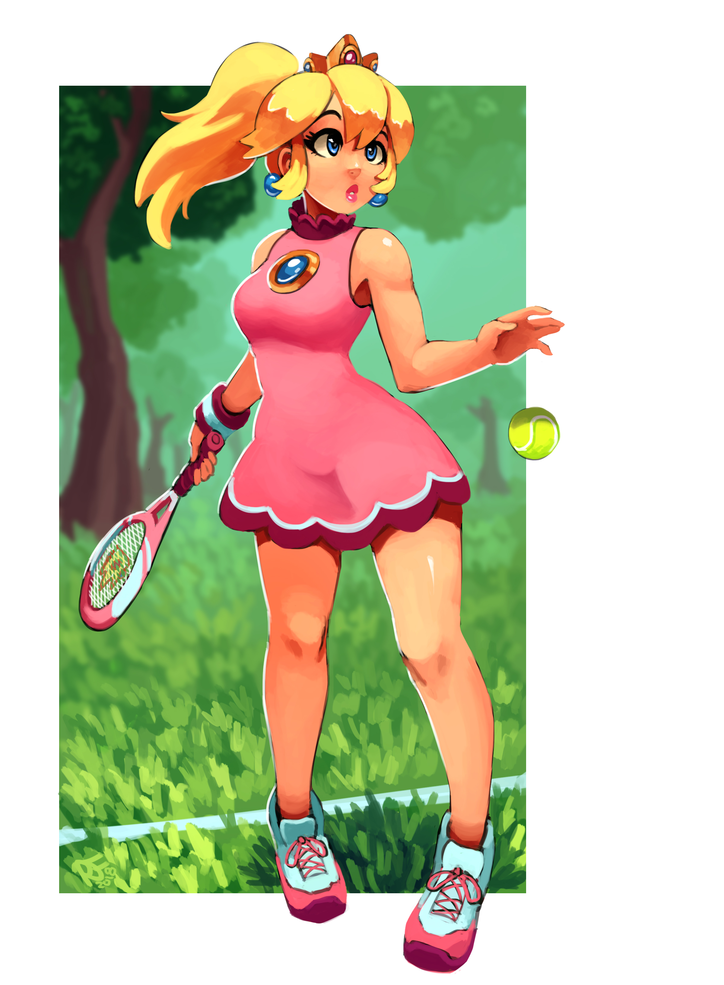 Ravenousruss Princess Peach Tennis Peach Mario Series Mario Tennis Mario Tennis Aces
