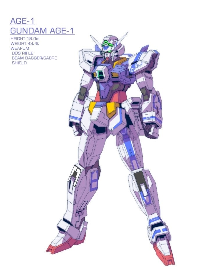 body_markings chest_vets commentary english_commentary english_text gundam gundam_age gundam_age-1 humanoid_robot joints korean_commentary markings mecha mechanical_arms mechanical_hands mechanical_legs mobile_suit robot robot_joints standing sukekiyo56 technical_information v-fin