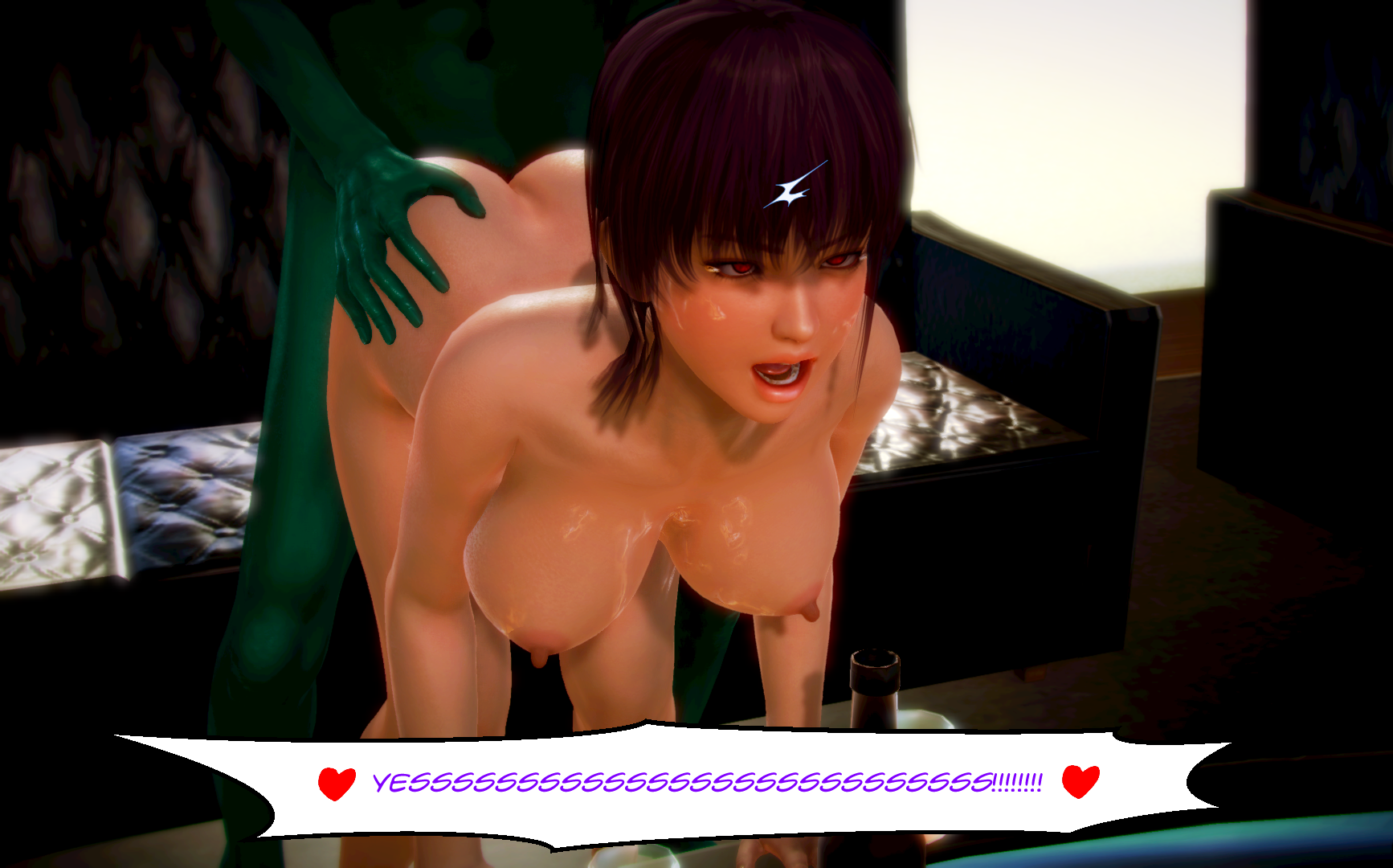 Ayane Doa Dead Or Alive Dead Or Alive 5 Highres Tagme 3d Purple Hair Red Eyes Image