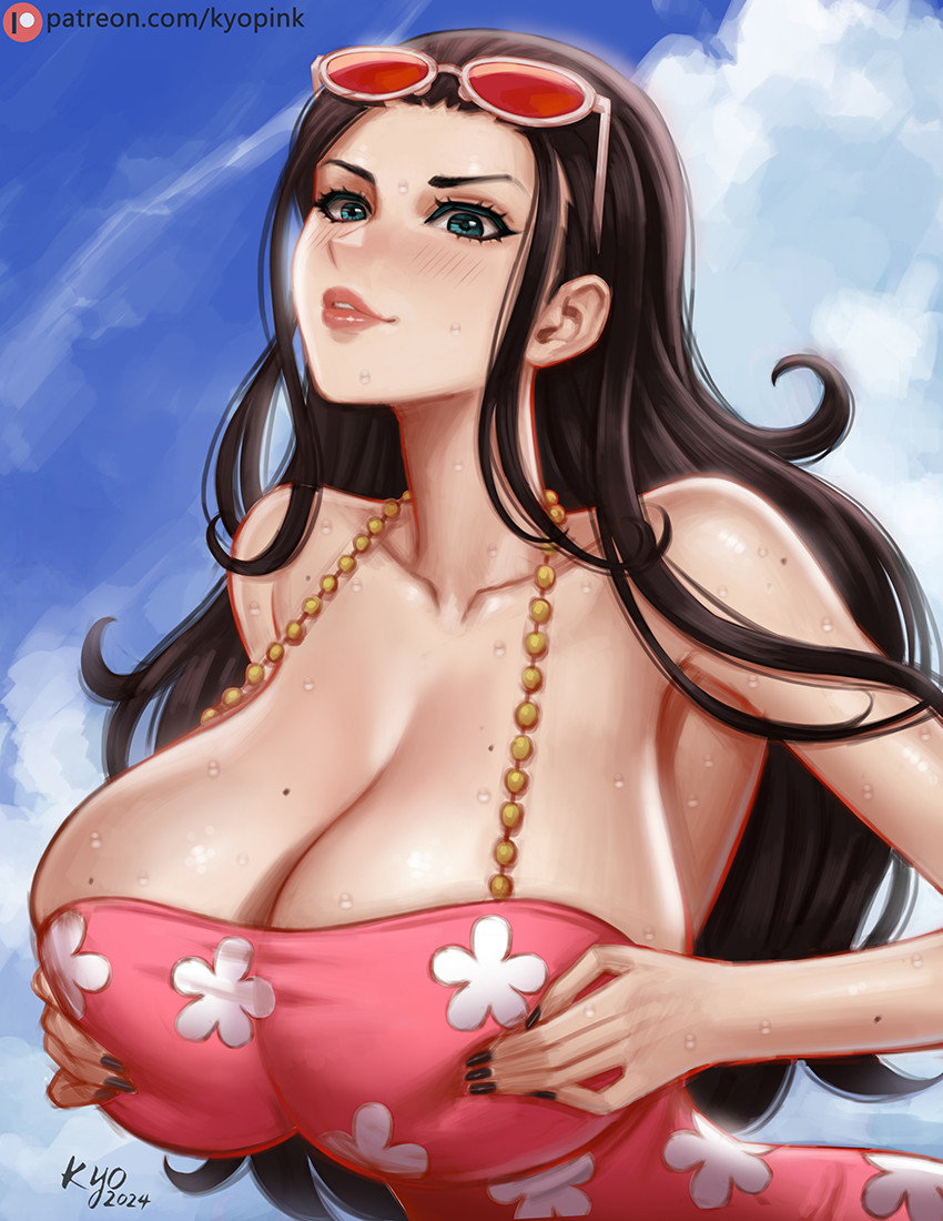 Kyopink Nico Robin One Piece Girl Breasts Huge Breasts Long Hair Solo Image View