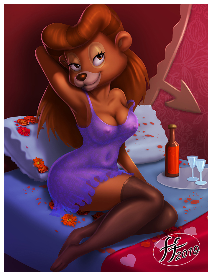 14-bis 1girl 2019 animal_ears arm_behind_head artist_name bad_tag bare_chest bear bear_ears bear_girl bed bottle breasts brown_eyes brown_fur brown_hair brown_nose champagne_glass collarbone container cup disney dress drinking_glass eyelashes female female_focus fernando_faria fur furry furry_female glass glass_container glass_cup half-closed_eyes highres indoors jewelry mature_female narrowed_eyes navel necklace nipples nude on_bed personification pillow purple_dress rebecca_cunningham reclining red_background signature simple_background sitting slim_anthro smile snout solo solo_focus talespin thighhighs ursid wine_bottle wine_glass wishbone_mouth