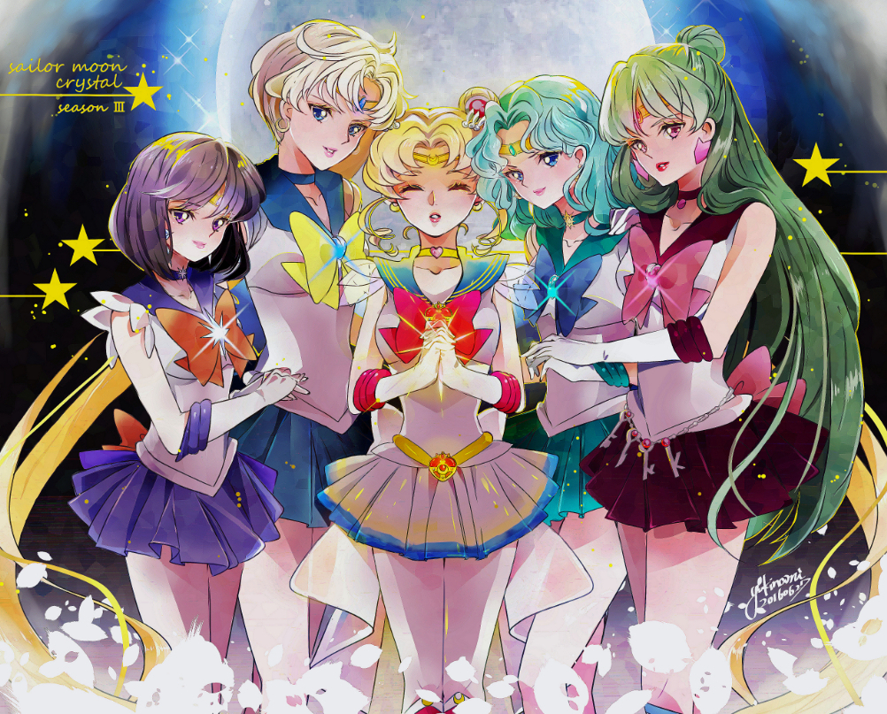 Yukinami Paru26i Kaiou Michiru Meiou Setsuna Sailor Moon Sailor Neptune Sailor Pluto 