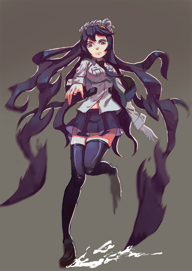 Sansan Dongfangzhong111 Filia Skullgirls Samson Skullgirls Skullgirls 1girl Black 