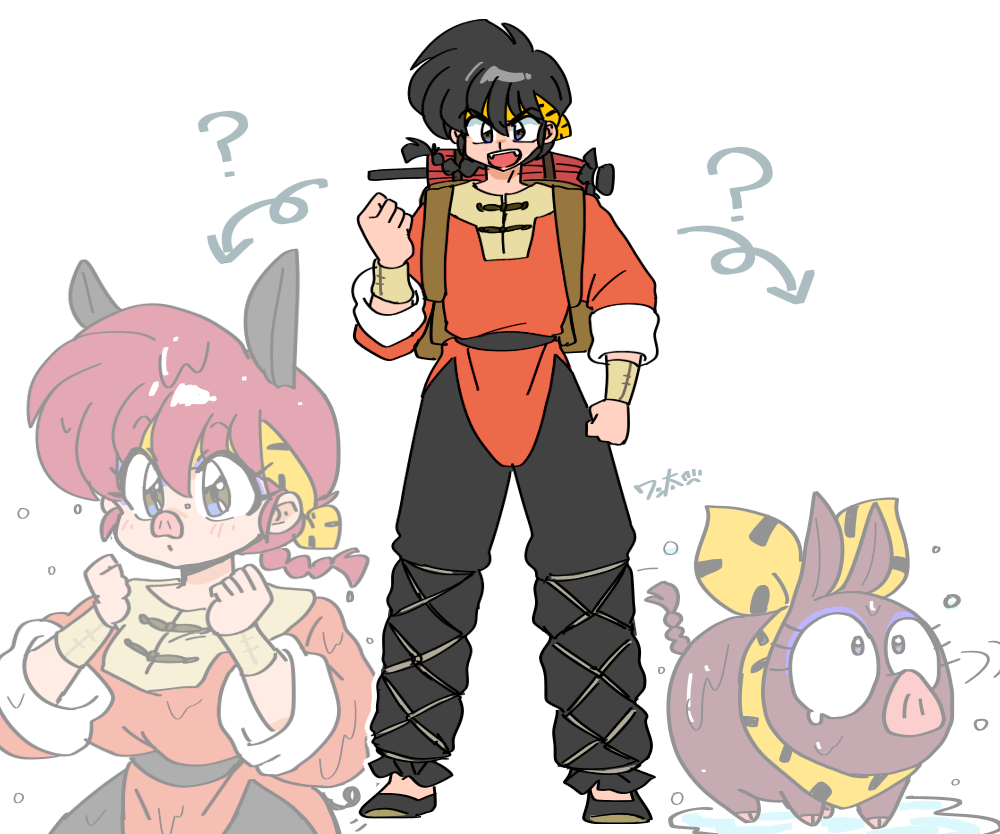 braid genderswap genderswap_(mtf) ranma-chan ranma_1/2 saotome_ranma single_braid wanta_(futoshi)