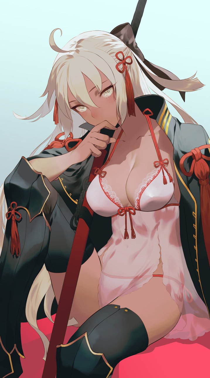 Okita Souji Fate Okita Souji Alter Fate Fate Grand Order Fate Series Silver Hair