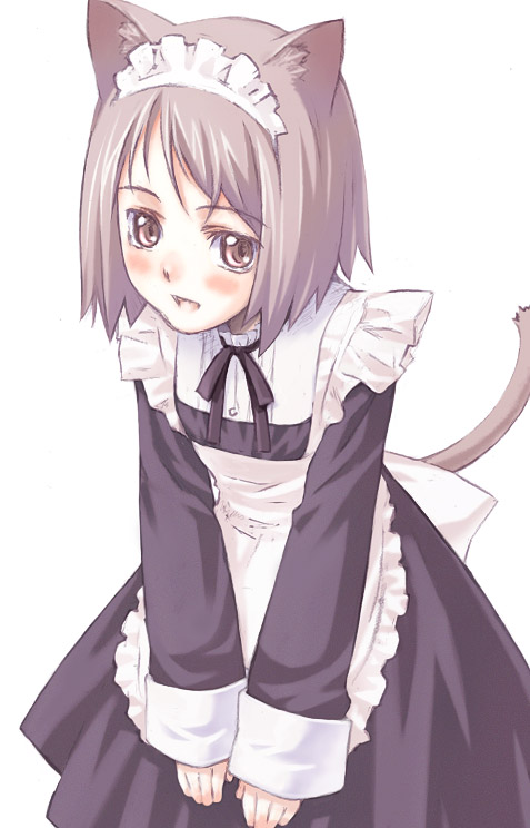 animal_ears cat_ears maid nyaou original solo tagme