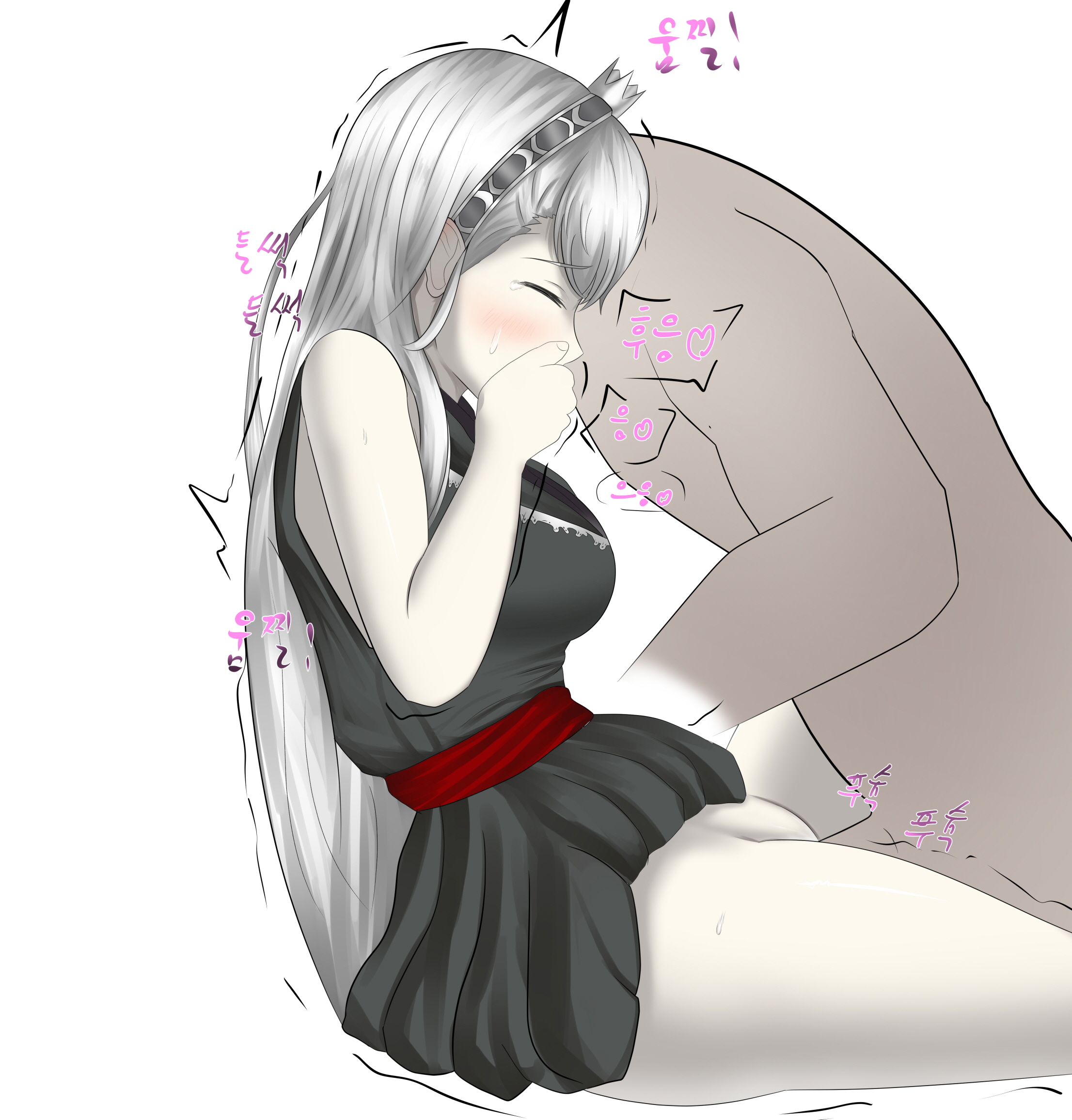 albelda, tower of god, highres, 1girl, doggystyle, grey hair, long hair,  red eyes, sex, sex from behind, skirt, white hair - Image View - | Gelbooru  - Free Anime and Hentai Gallery