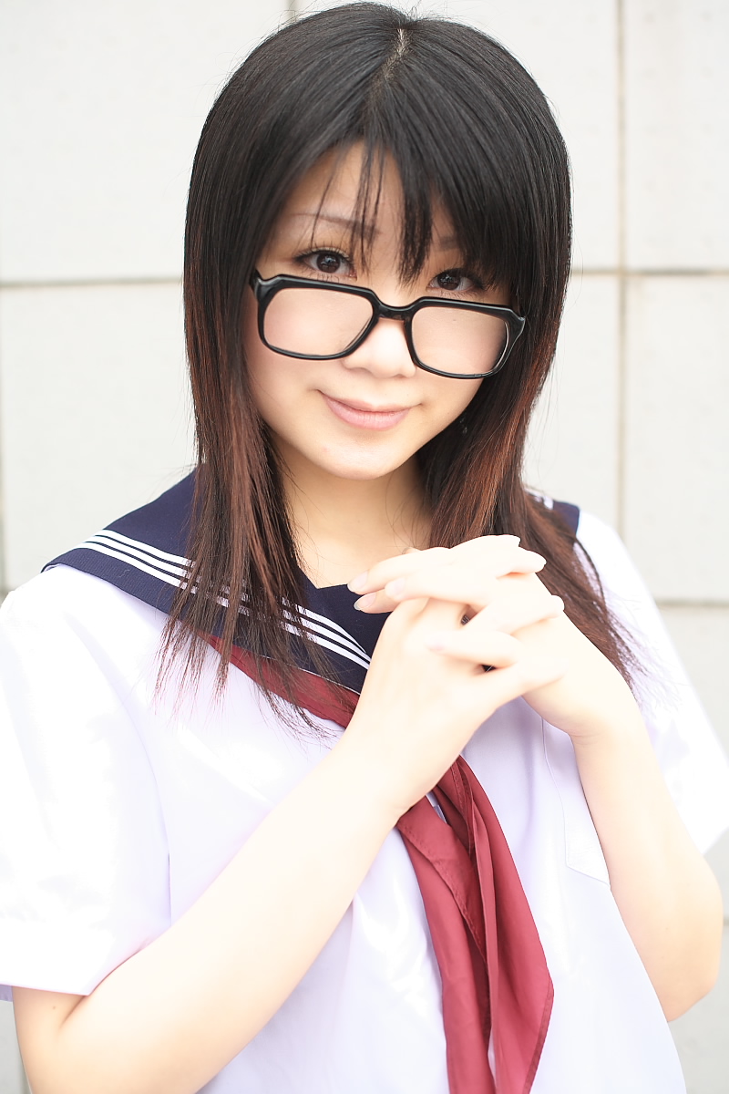 Highres Tagme Cosplay Glasses Momoneko Haru Photo Medium Image View Gelbooru Free