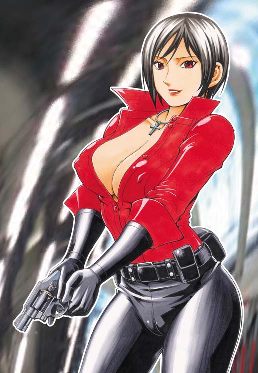 Minyanyako Ada Wong Capcom Resident Evil Resident Evil 6 1girl Black Hair Breasts
