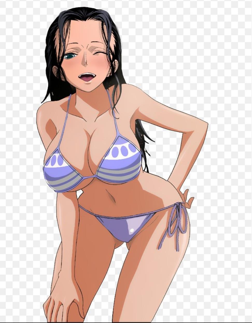 nico robin, one piece, highres, tagme, bikini, leaning forward, one eye  closed, open mouth, swimsuit, wink - Image View - | Gelbooru - Free Anime  and Hentai Gallery