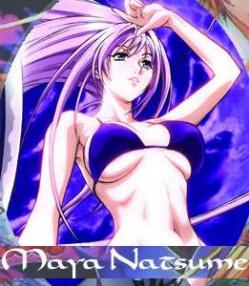 bra breasts large_breasts lingerie long_hair lowres natsume_maya tenjou_tenge underwear