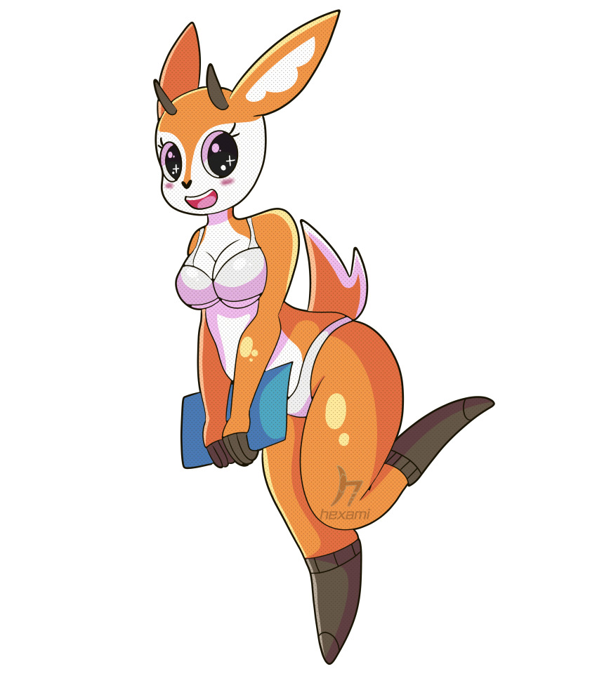 Hexami Tsunoda Aggretsuko Aggressive Retsuko Absurdres Highres Girl Deer Furry Furry