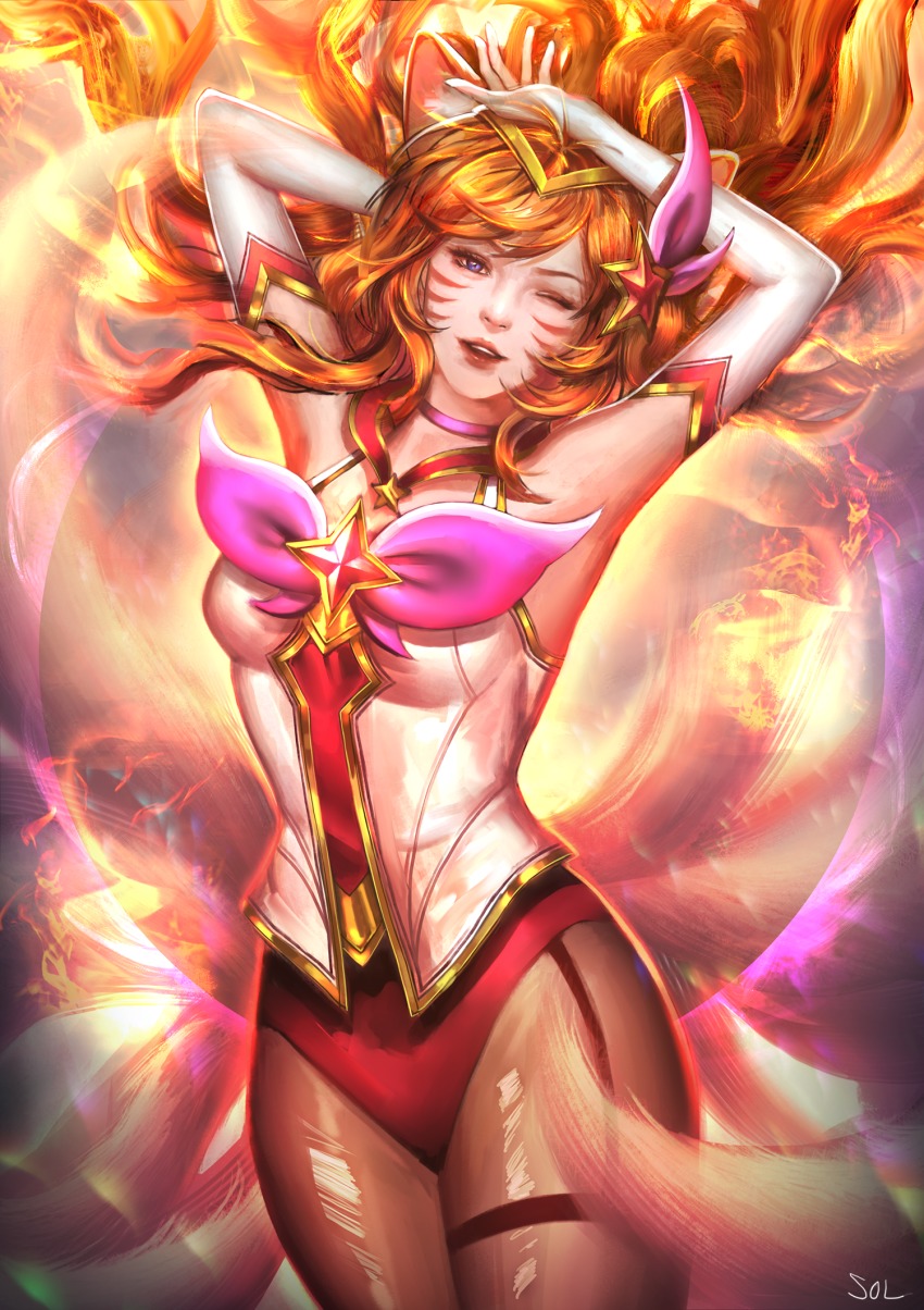 Ah Lyong Lee Ahri League Of Legends Star Guardian League Of Legends Star Guardian Ahri