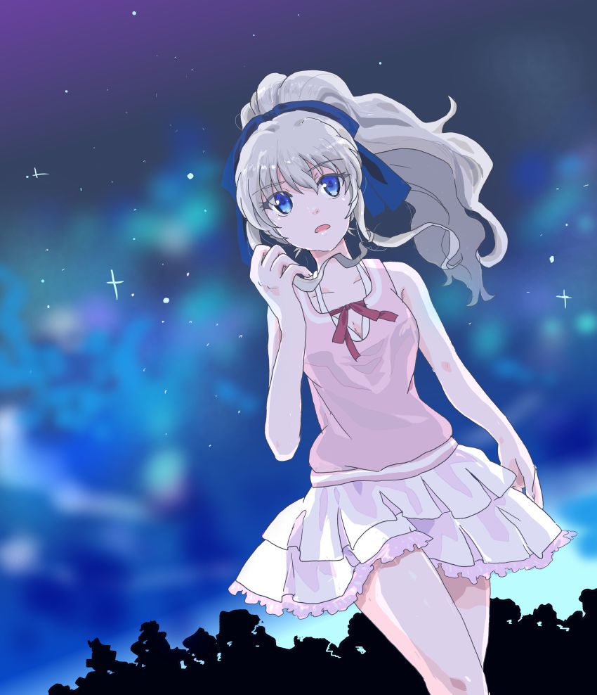 Tsuyu Tomori Nao Charlotte Anime Silver Hair Absurdres Highres 10s 1girl Blue Eyes