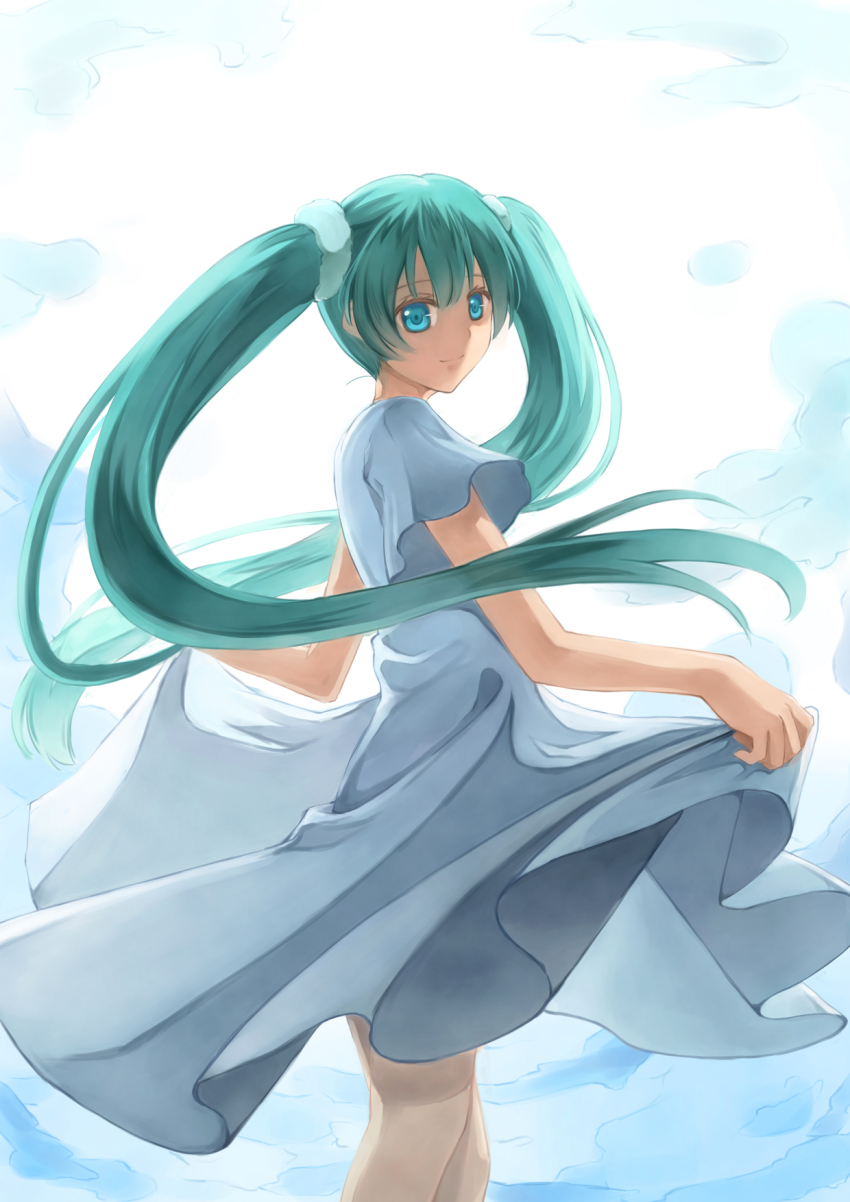 Kona Shuu Cream Hatsune Miku Vocaloid Bad Id Bad Pixiv Id Highres Girl Aqua Eyes