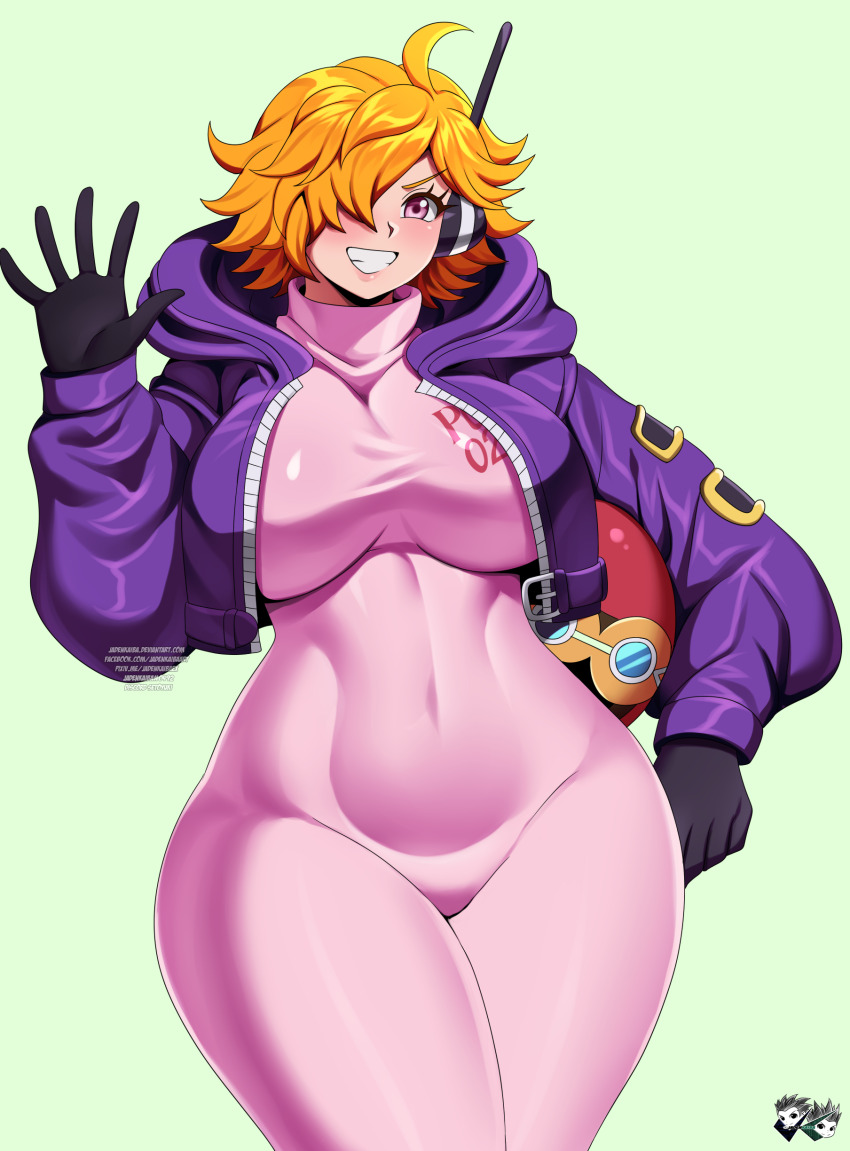 1girl absurdres breasts highres huge_breasts jadenkaiba one_piece short_hair solo vegapunk_lilith