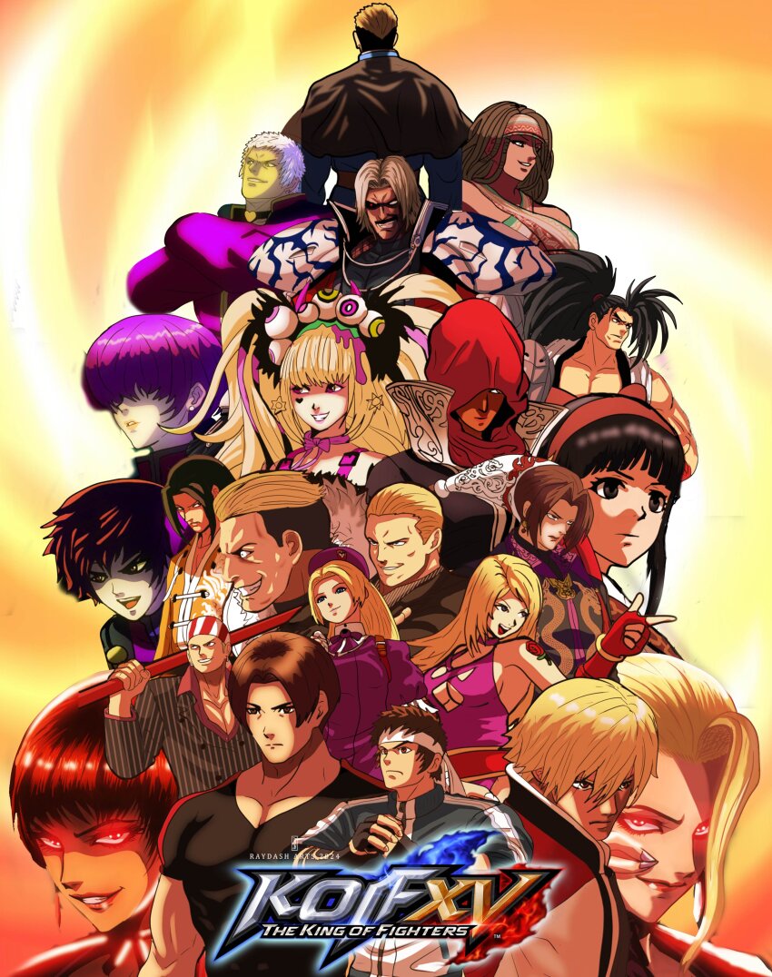 6+boys 6+girls ainu_clothes artist_name billy_kid black_eyes black_hair blonde_hair breasts brown_eyes brown_hair chinese_clothes cleavage constricted_pupils crossed_arms darli_dagger dress duo_lon evil_smile faceless faceless_female fatal_fury father_and_son fingerless_gloves garou:_mark_of_the_wolves gato_(snk) geese_howard gloves glowing glowing_eyes goenitz grin haoumaru headband highres index_finger_raised jacket jenet_behrn kim_kaphwan large_breasts legs long_hair looking_at_viewer mature_(kof) multiple_boys multiple_girls muscular najd nakoruru open_clothes open_jacket orochi_chris orochi_shermie orochi_yashiro own_hands_together pink_lips pointing ponytail purple_eyes purple_hair raydash30 red_eyes rock_howard rugal_bernstein samurai_spirits school_uniform serafuku shijou_hinako shirt short_hair sideboob smile snk sylvie_paula_paula tattoo teeth the_king_of_fighters the_king_of_fighters_xv thighs tongue twintails vice_(kof) weapon white_hair wide-eyed yabuki_shingo yamazaki_ryuuji