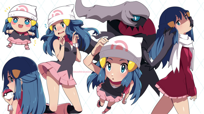 Dawn's Blue Hair in Pokemon: The Rise of Darkrai - wide 9