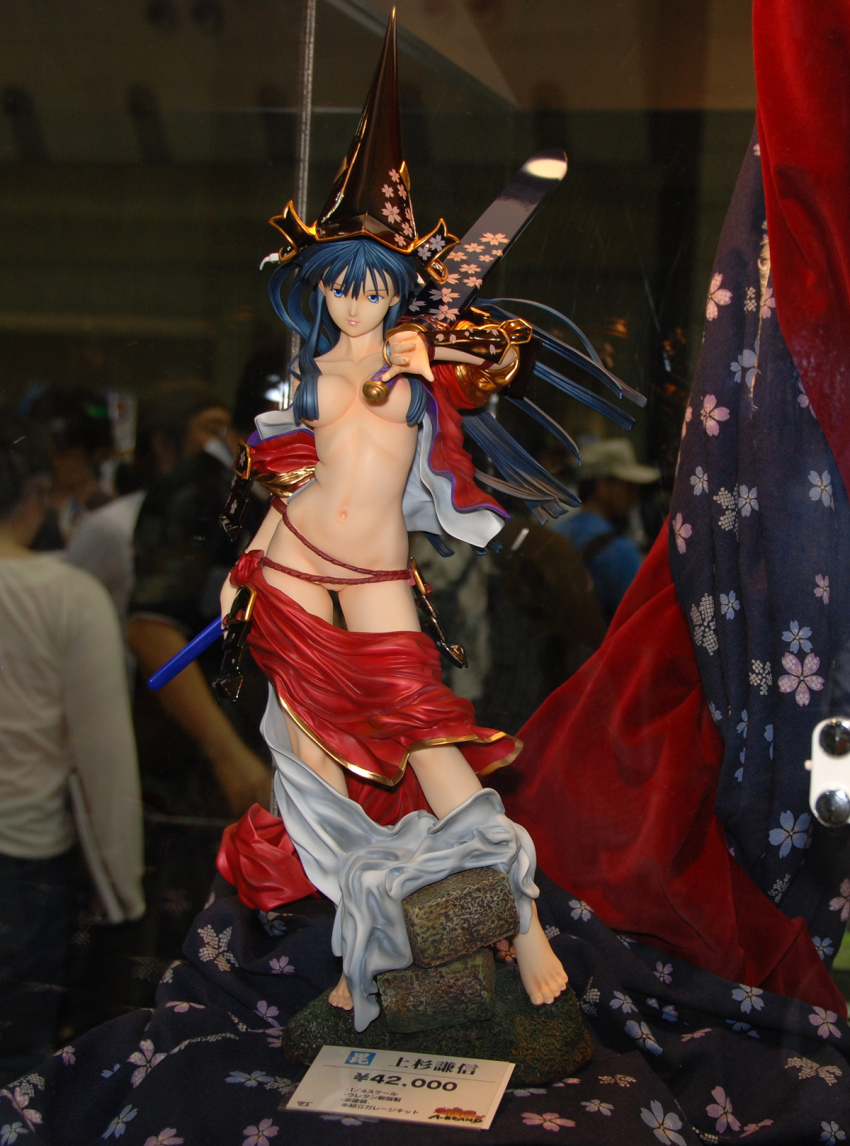 1girl figure highres no_panties photo_(medium) solo_focus topless wonder_festival wonder_festival_2007