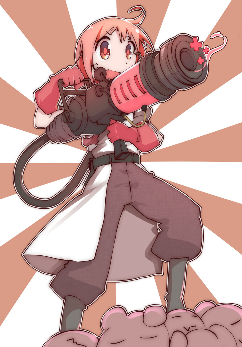 Majormilk Medic Tf2 Nonohara Yuzuko Red Medic Tf2 Team Fortress 2 Yuyushiki Looking 8119