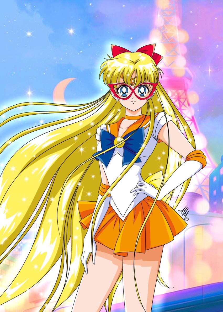 Anello Aino Minako Sailor V Bishoujo Senshi Sailor Moon Highres Tagme Orange Costume
