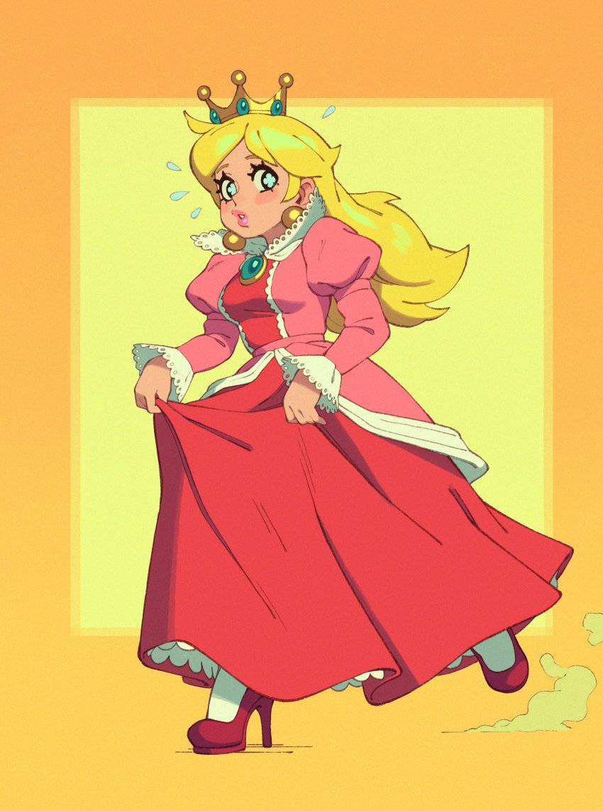 Riz Princess Peach Mario Series Nintendo Highres 1girl Blonde