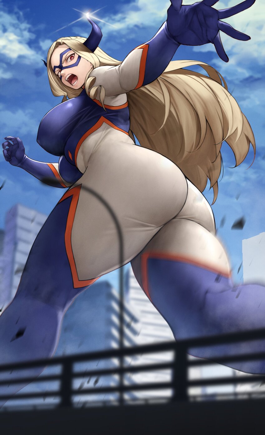Yoshio 55level Mount Lady Boku No Hero Academia Absurdres Commentary Request Highres