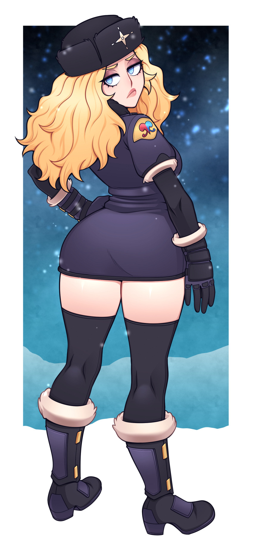 absurdres blonde_hair blue_eyes eyebrows highres kolin mrsteak standing street_fighter