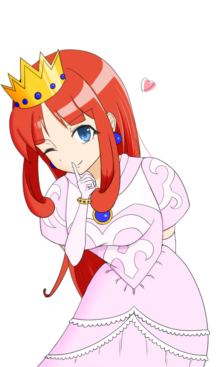 Princess Shokora Nintendo Wario Land Wario Land 4 Highres Blue Eyes Crown Dari0116 Dress 