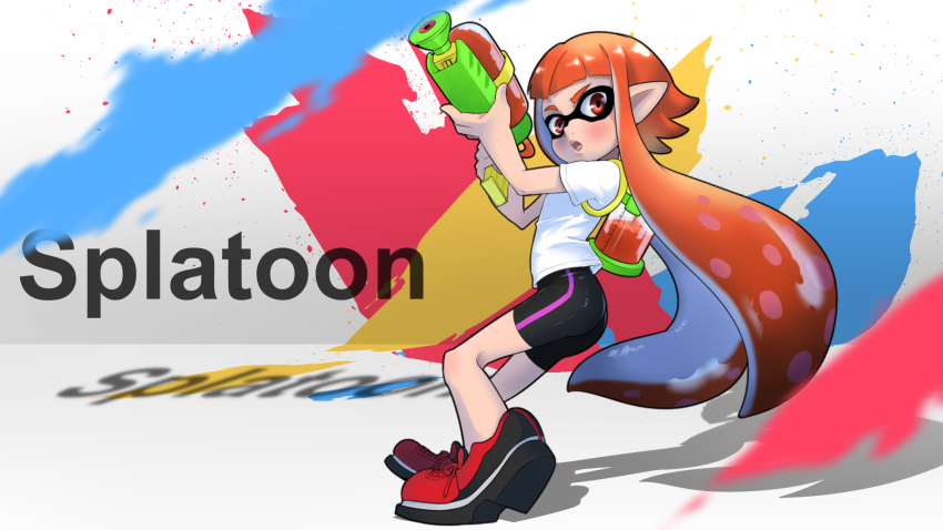 Nukosann Inkling Girl Inkling Player Character Nintendo Splatoon