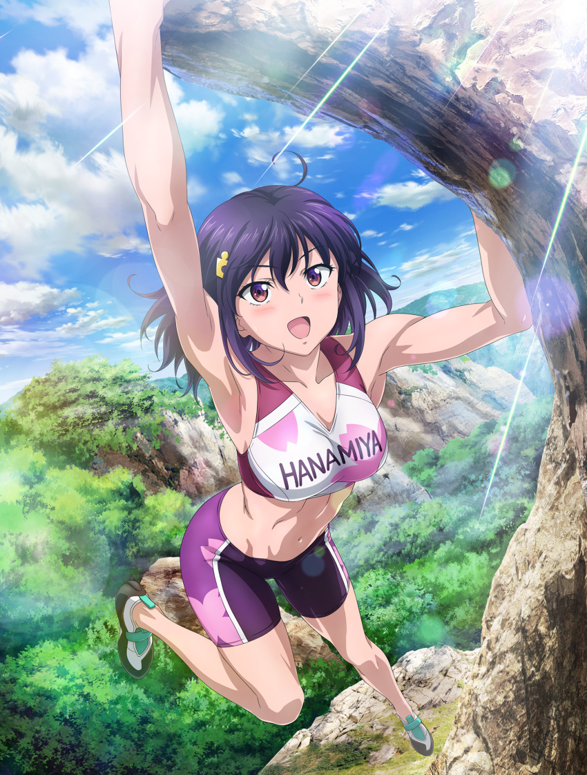 Kasahara Konomi Iwakakeru Sport Climbing Girls Highres Official Art