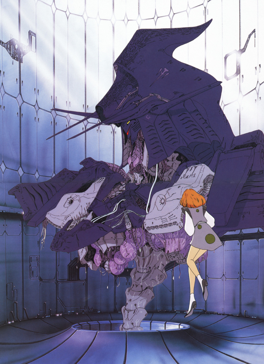 1girl highres mecha nagano_mamoru robot tagme