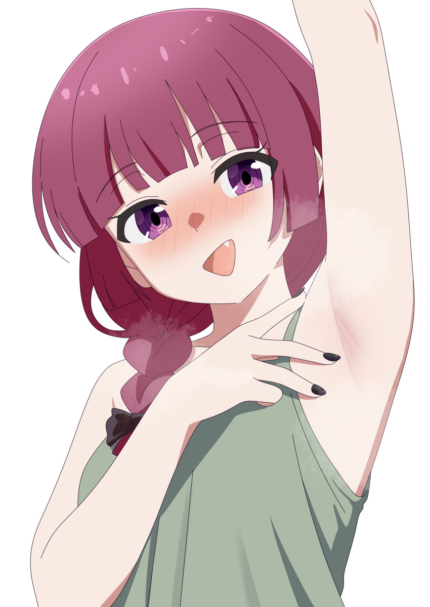 absurdres armpits bocchi_the_rock! highres hiroi_kikuri sorashikomi steam tagme