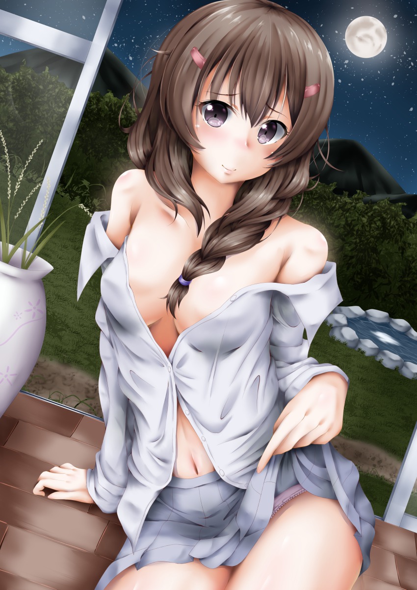 Kuria Clear Trip Second Fujimiya Konomi Non Non Biyori Absurdres Highres 1girl Bare 