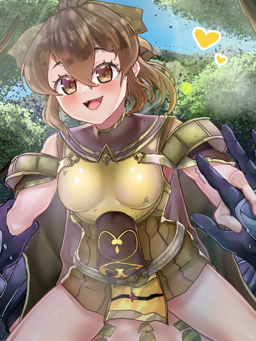 1girl arm_grab blush breasts brown_eyes brown_hair clive_(fire_emblem) cum cum_in_pussy delthea_(fire_emblem) female_focus fire_emblem fire_emblem_echoes:_shadows_of_valentia forest girl_on_top hair_between_eyes holding_hands huge_filesize icecream_(kwsu2482) looking_at_viewer nature nintendo open_mouth outdoors penetrating_pov ponytail pov rape short_hair small_breasts smile solo_focus spread_legs straddling thighs vaginal victim_pov