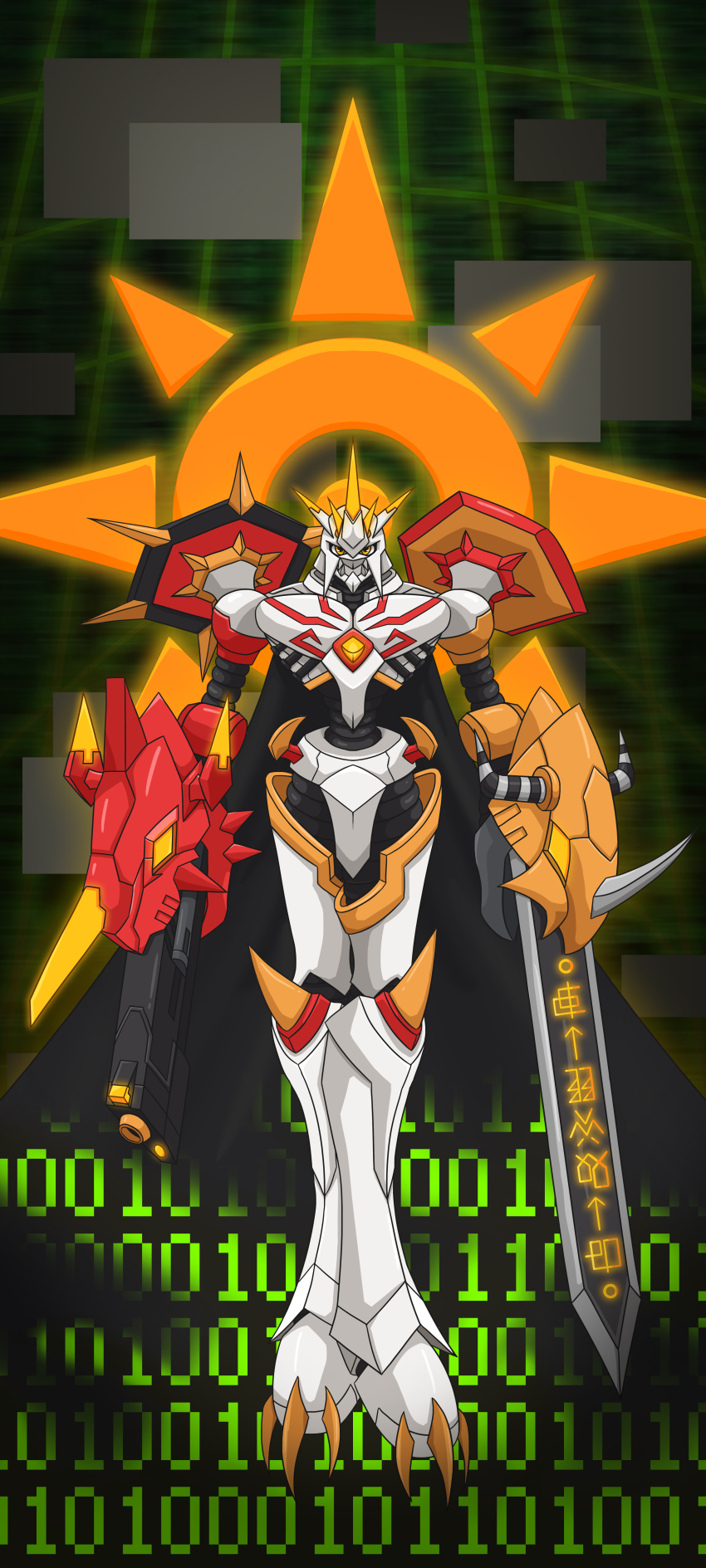 absurdres blitzgreymon digimon digimon_(creature) highres omegamon omegamon_alter-s oridigi original solo wargreymon