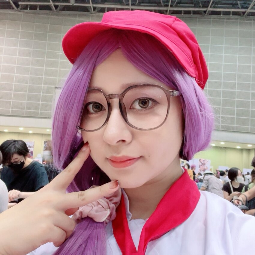 Inoue Miyako Digimon Real Life Highres Photo Medium Cosplay Glasses Inoue Miyako