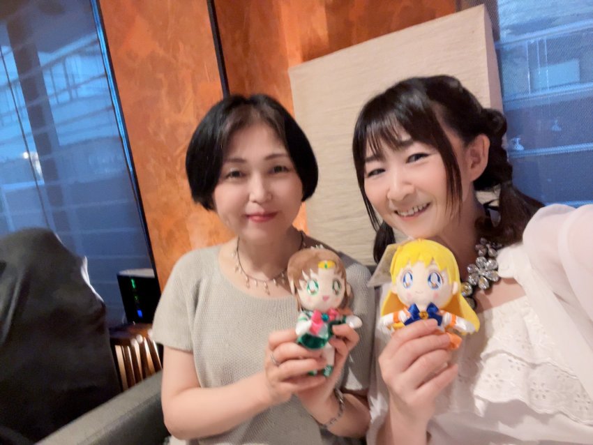 aino_minako birthday_celebration bishoujo_senshi_sailor_moon fukami_rica highres kino_makoto shinohara_emi tagme voice_actor_connection