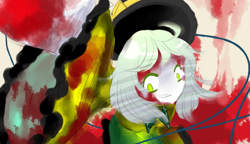 blood blood_on_clothes flandre495 highres komeiji_koishi solo tagme touhou